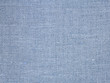 Blue linen texture pattern as background.