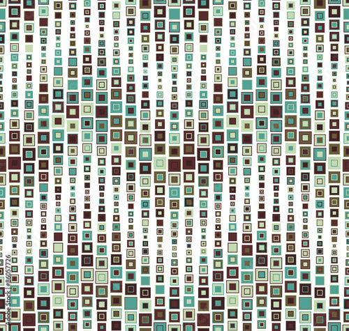 Fototapeta do kuchni Wavy Seamless Pattern composed of geometric elements