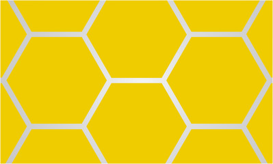 Modern Abstract Background Hexagonal Design yellow