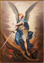 Tel Aviv - Paint Of Archangel Michael From St. Peters Church
