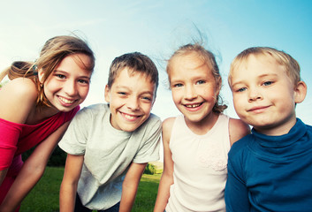 Wall Mural - Children at summer