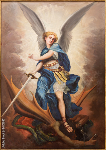 Fotografía Tel Aviv - pintura del arcángel Miguel de st. iglesia Peters