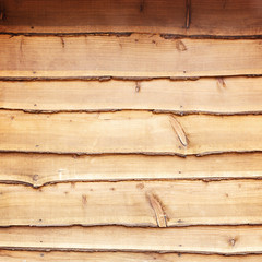 Sticker - Wooden wall background or texture and shadow