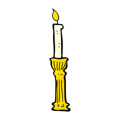 ornate candlestick cartoon