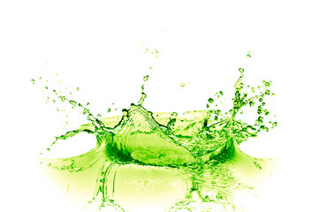 Wall Mural - lime drink splash