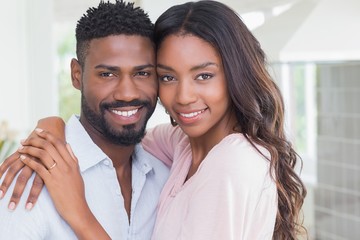 Wall Mural - Happy couple spending time together