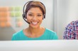 © WavebreakmediaMicro - Call centre representative using headset