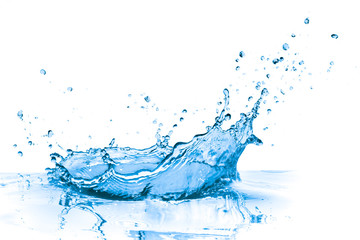 blue water splash