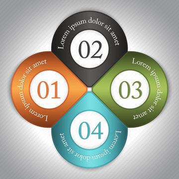 Abstract modern options template