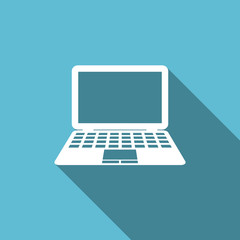 Poster - computer flat icon pc sign