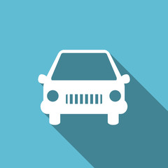 Poster - car flat icon auto sign