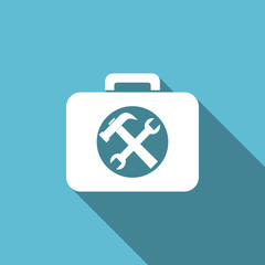 Poster - toolkit flat icon service sign