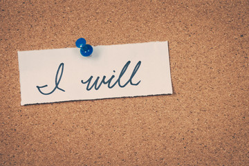 Wall Mural - I will