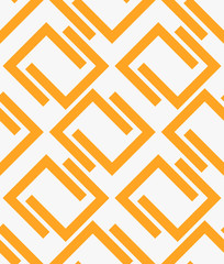 Poster - Seamless, repeatable pattern with U shaped forms.