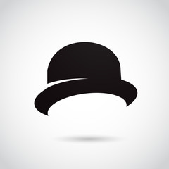 Wall Mural - hat icon isolated on white background. vector art.
