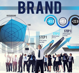 Wall Mural - Brand Advertising Commercial Marketing Concept