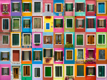 Windows Colorful Burano