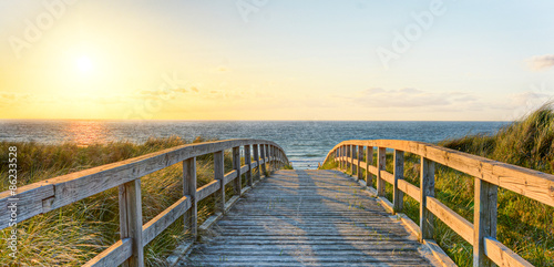 Naklejka dekoracyjna Urlaub, Wasser, Dünen