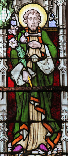 Naklejka ścienna Stained Glass - Saint Joseph