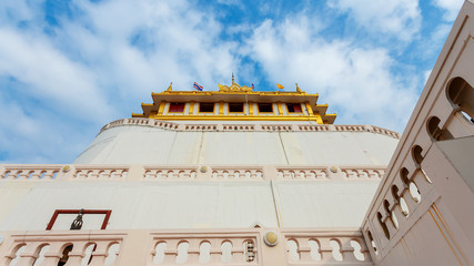 Poster - Golden Mountain or Phu Khao Thong Temple in Bangkok, Thaialnd