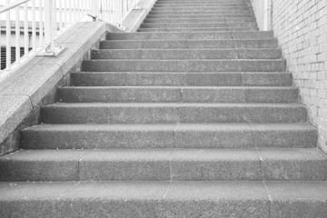 Wall Mural - Long outdoor concrete stairs at public park..