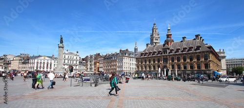 Cuadros en Lienzo Lille (North of France) / Grand place