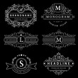 © fomalgaut - Monogram design elements, graceful template. Elegant line art logo design. Business sign, identity for Restaurant, Royalty, Boutique, Cafe, Hotel, Heraldic, Jewelry, Fashion, Wine. Vector illustration