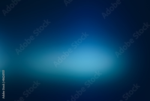 Fotografia, Obraz blue gradient background, abstract illustration of deep water