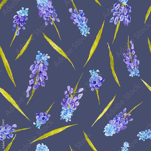 Fotomural Provence Floral Motif Texture