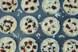 Raw Dried Cranberry and almond muffins