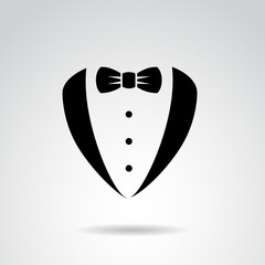 Wall Mural - gentleman's suit. vector art.