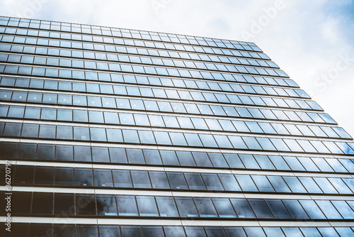 Fotografia  巨大なガラス張りのビル