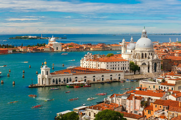 Wall Mural - view from campanile di san marco to venice, italy