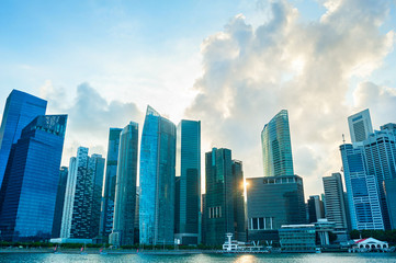 Wall Mural - Singapore Downtown, skyline