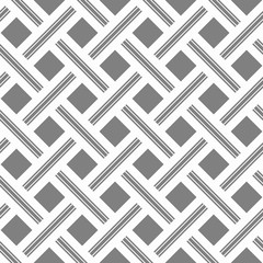 Monochrome pattern with light gray stripes and gray squares