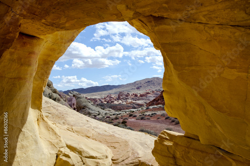 Obraz w ramie arch view