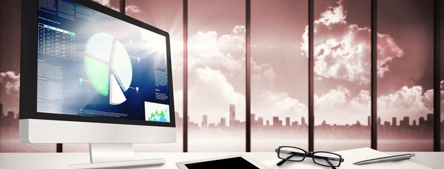 Poster - Composite image of computer screen