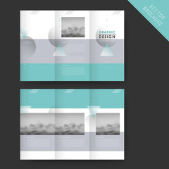 Wall Mural - elegant tri-fold template design