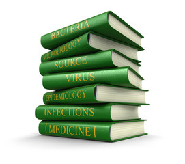 Poster - Virus books related (clipping path included)