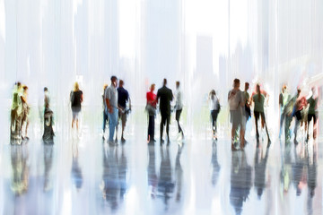 Wall Mural - group of people in the lobby business center