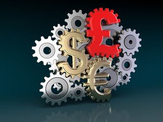 Poster - Cogwheel Currencies (clipping path included)