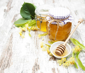 Wall Mural - Jar with honey