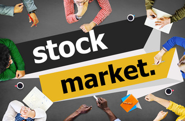 Sticker - Stock Market Economic Finance Exchange Concept
