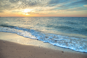 Wall Mural - Sunset on the sea