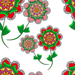 Poster - Seamless pattern.Vector textured background