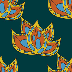 Poster - Seamless pattern.Vector textured background