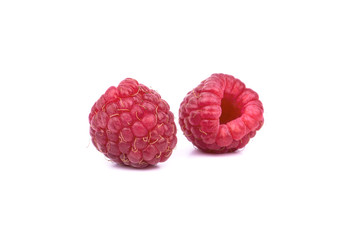 Two raspberries