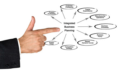 Wall Mural - Diagram of Integrated Business Planning