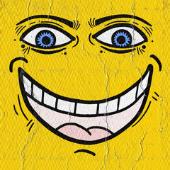 Wall Mural - Smile mask