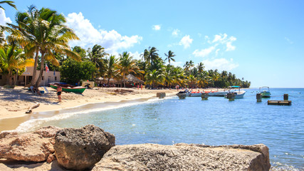 Wall Mural - Caribbean beach in Dominican Republic